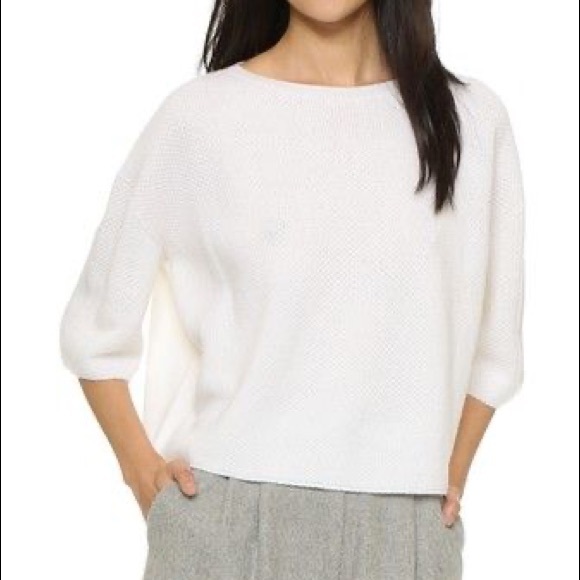 Helmut Lang Cashmere Boxy Croptop Sz: Medium - Picture 3 of 9